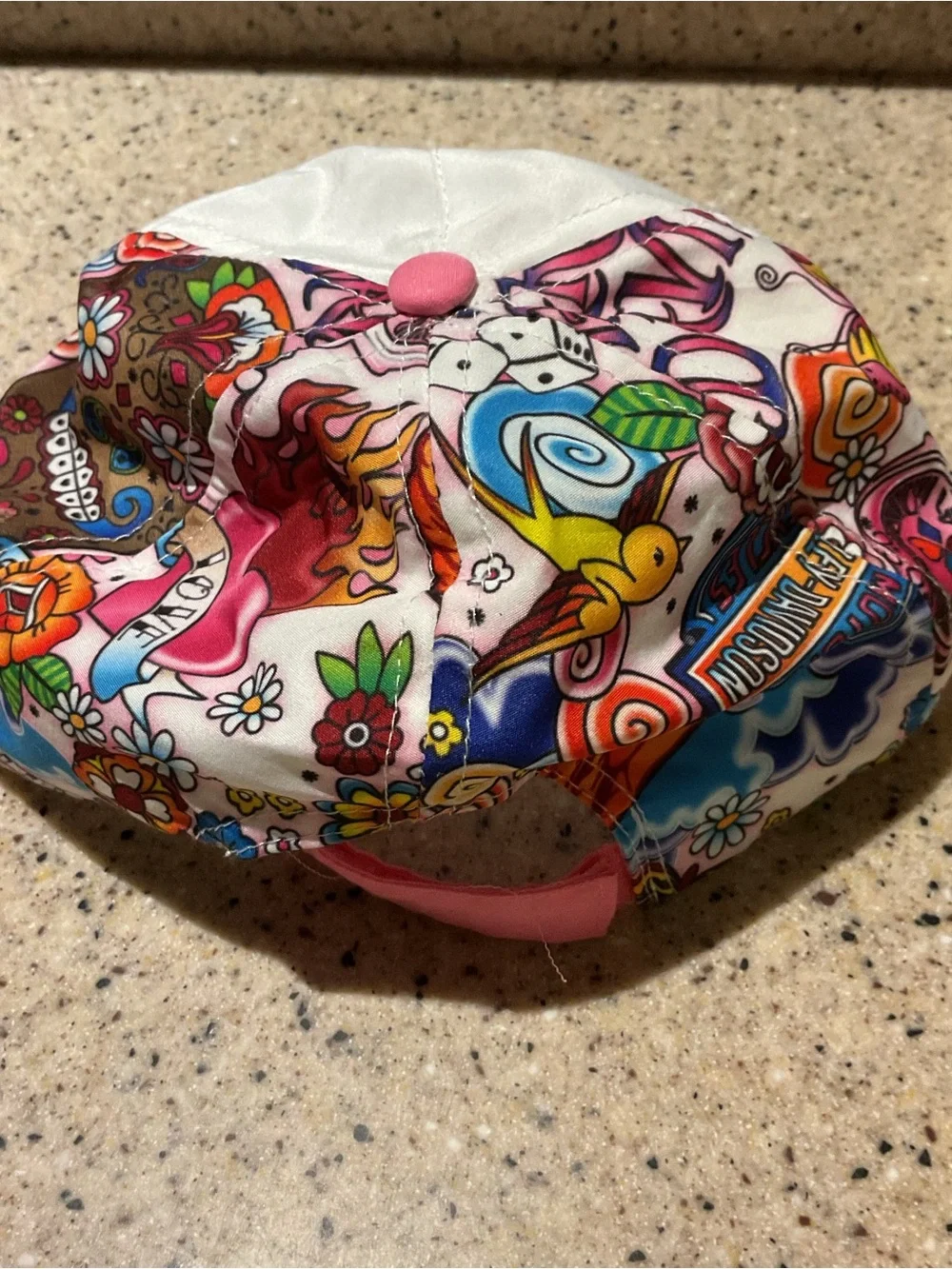 Harley Davidson Motorcycles Hat Cap Girls 4-14 Strapback
